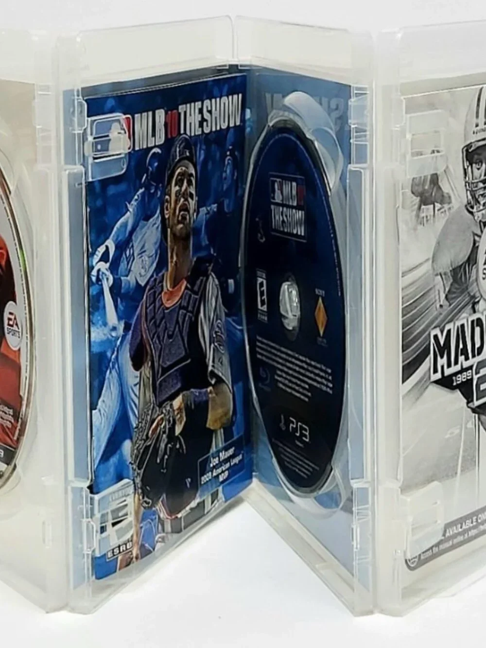 Madden NFL 25 PS3, MLB 10: The Show, NCAA Football 09 PS3 CIB Sports Game Bundle